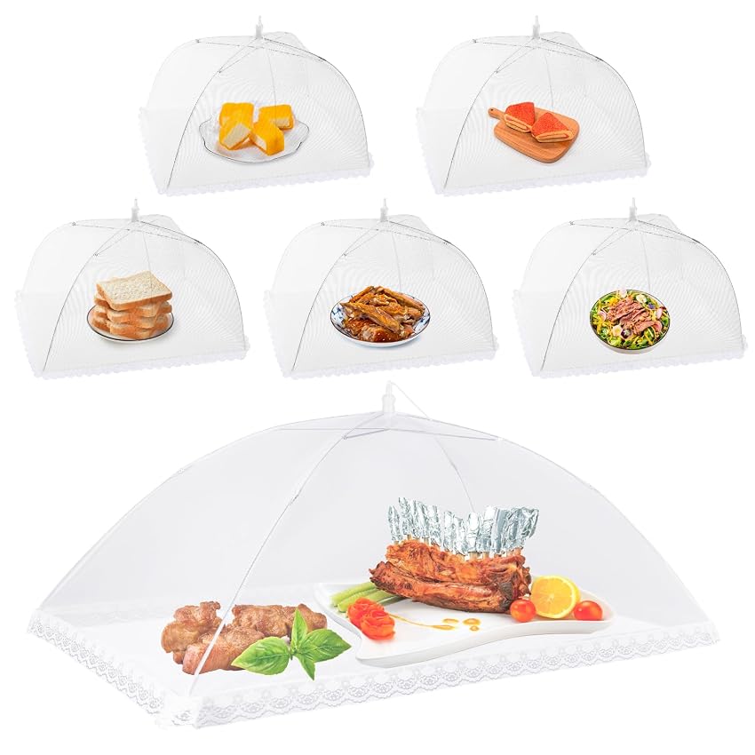 Homealexa 6PCS Campane Pieghevoli per Alimenti