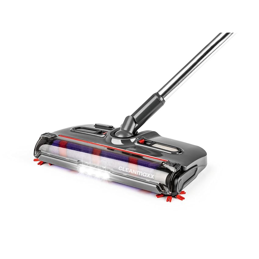 CLEANmaxx Scopa a batteria senza fili | spazzola per pavimenti con 1.200 giri/min