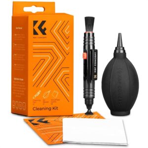 K&F CONCEPT 4 in 1 Kit Pulizia per Fotocamera Obiettivo DSLR Lenti Filtri