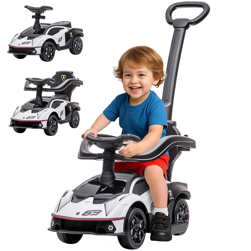AIYAPLAY Lamborghini Macchinina Bambini 2 in 1
