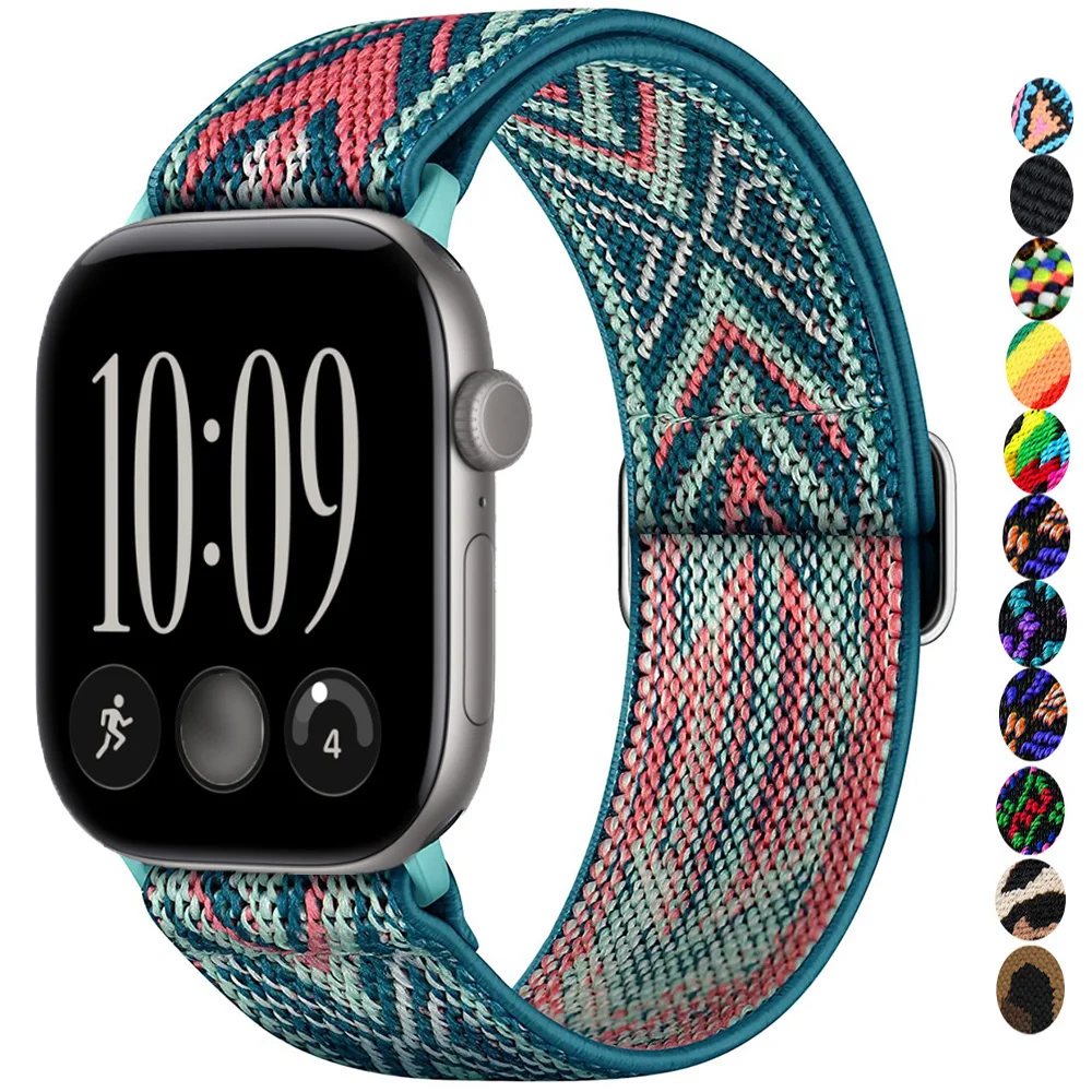 Cinturino Scrunchie per Apple Watch 45mm 44mm 40mm 41mm 42mm 46mm 49mm Bracciale Elastico