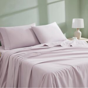 Linen Closet Set di lenzuola in cotone biologico lavanda