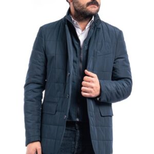 Giubbotto Uomo Invernale Giacca Imbottita Giubbino Elegante Piumino Casual VEQUE