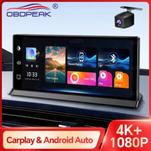 K2 Pro 11.3 "DVR per auto 4K Telecamera Wireless Carplay Android auto Ai Screen Dash