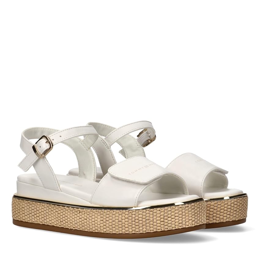Tommy Hilfiger Sandali con plateau e logo