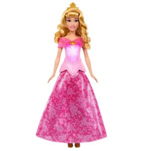 Mattel Disney Princess Bambola Aurora Magico LooK con Abito con Luci