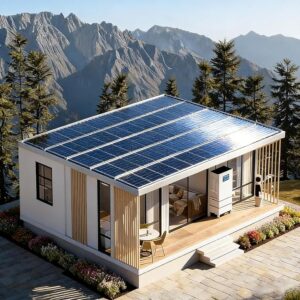 Casa pieghevole prefabbricata espandibile moderna a energia solare del