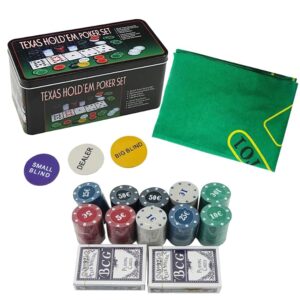 Globly Set da Poker Professionale con Valigetta in Alluminio