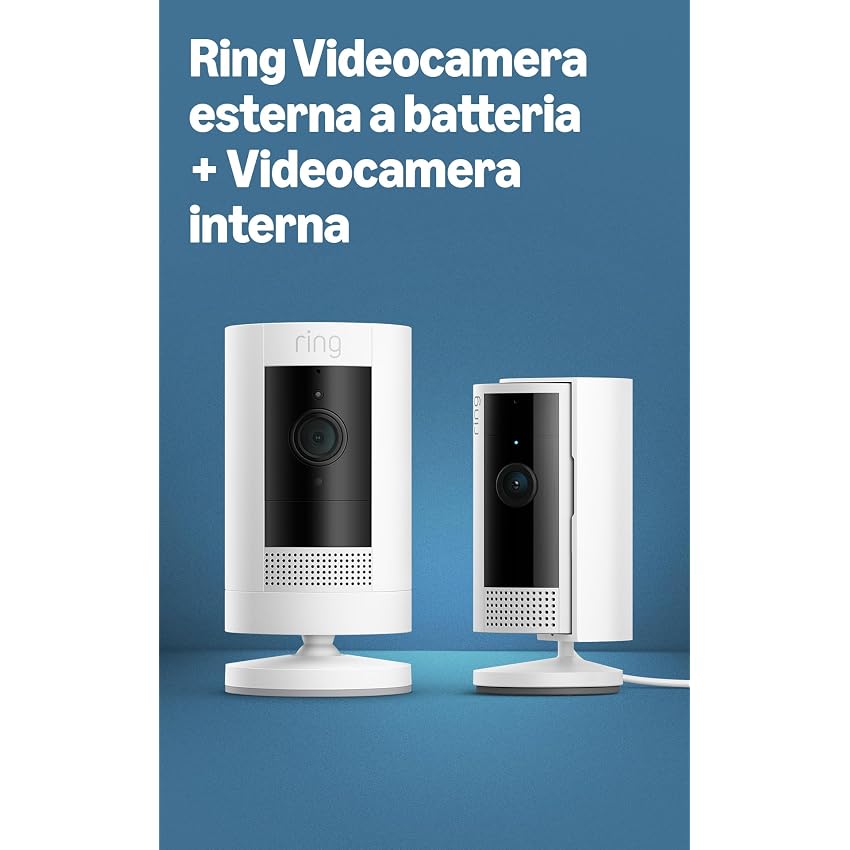 Ring videocamera esterna a batteria (Stick Up Cam)