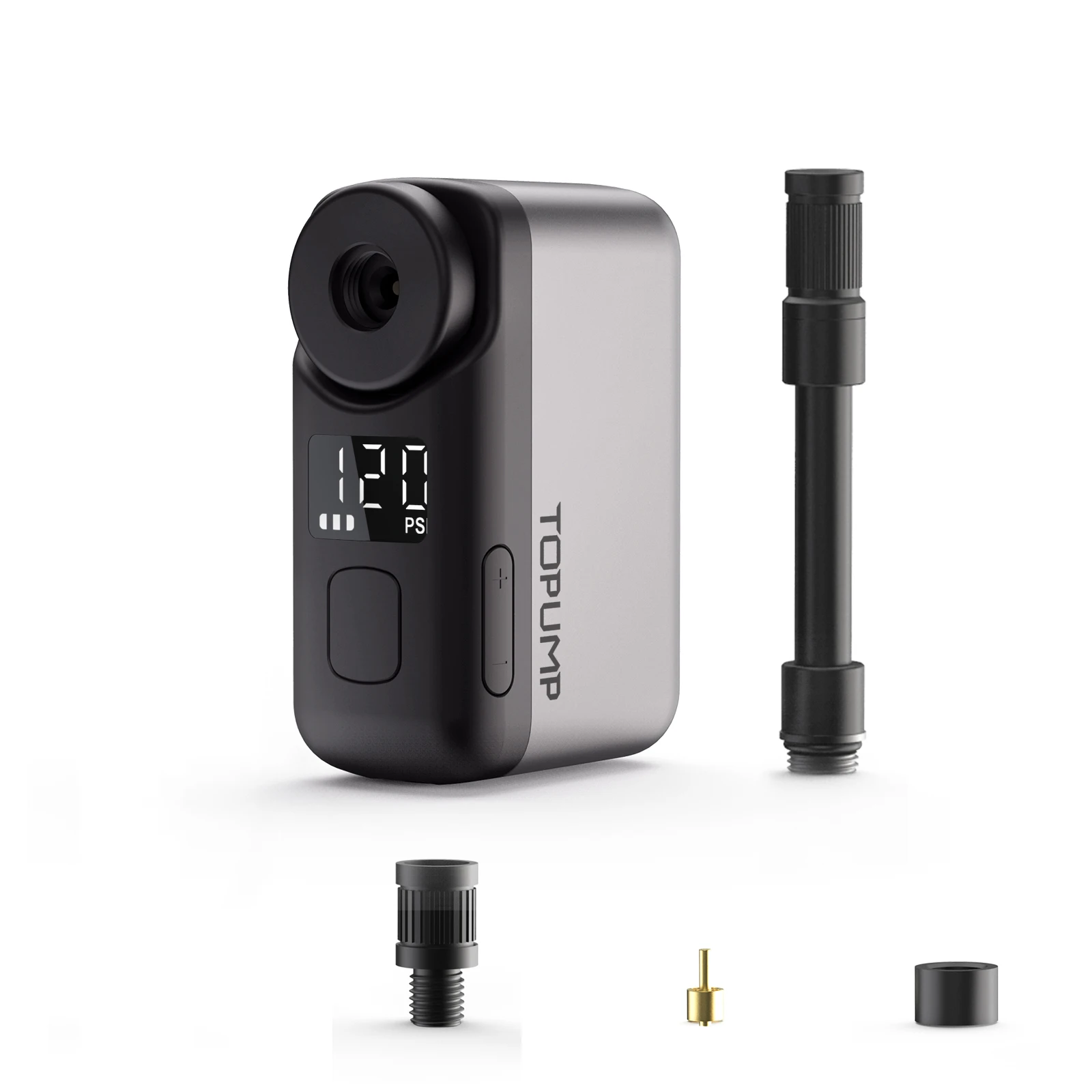 TOPUMP TB2 PRO Mini Pompa Elettrica Portatile per Bici Gonfiatore per Pneumatici Senza