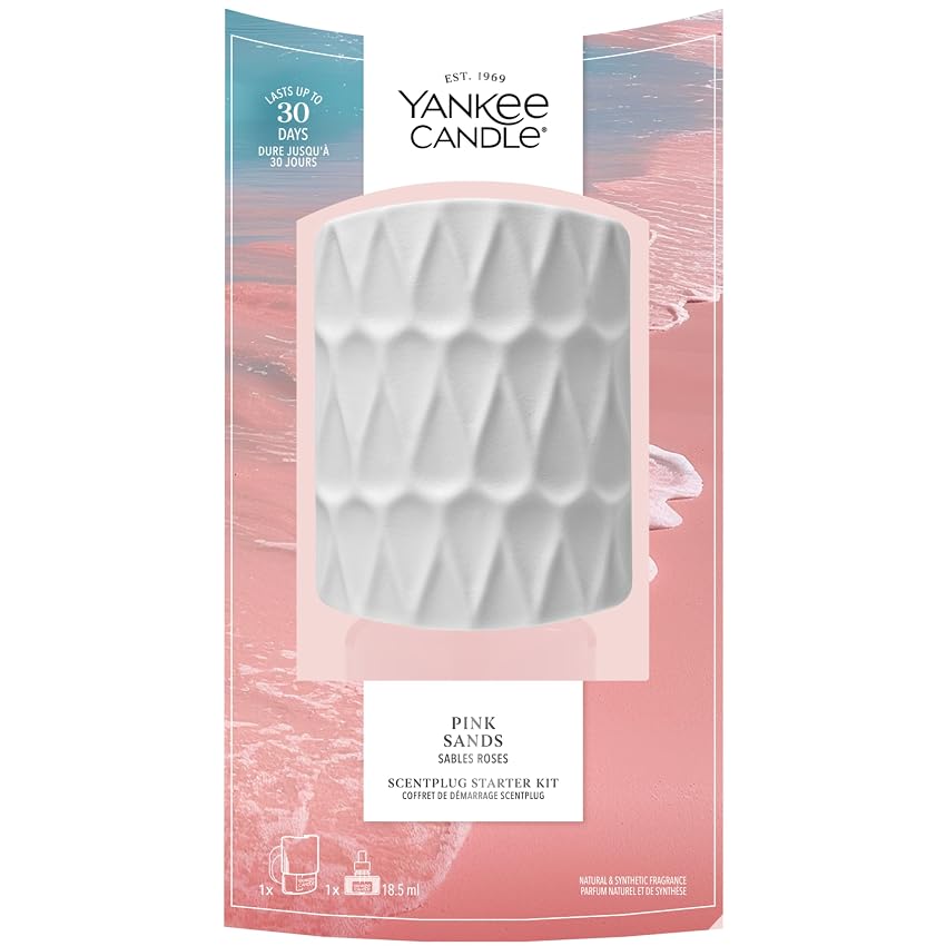 Yankee Candle Kit iniziale Scent Plug | Pink Sands | Include base plug