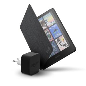 Amazon Kindle Colorsoft 16 GB + custodia in tessuto nera + caricatore da 9 W