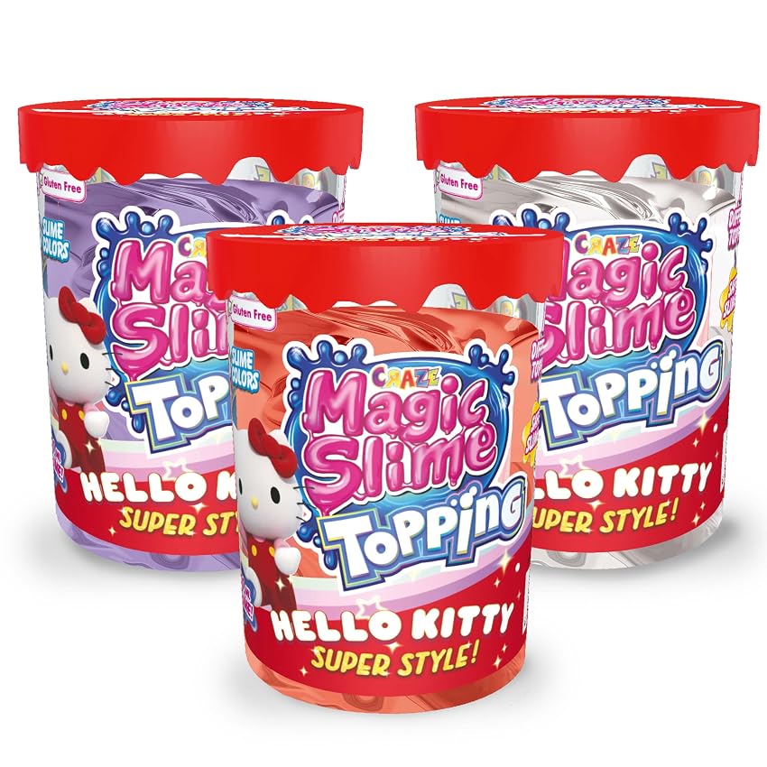 CRAZE Magic Slime Topping Hello Kitty Fantasy