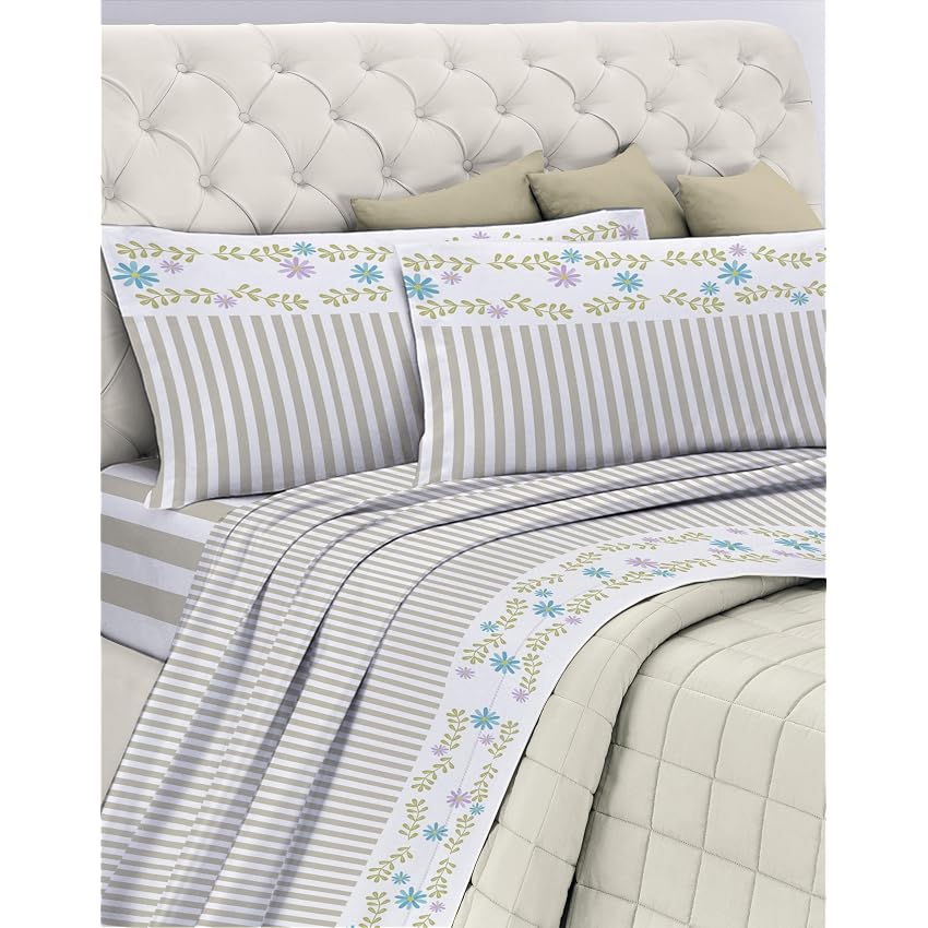 GEMITEX Completo Letto Cotone In