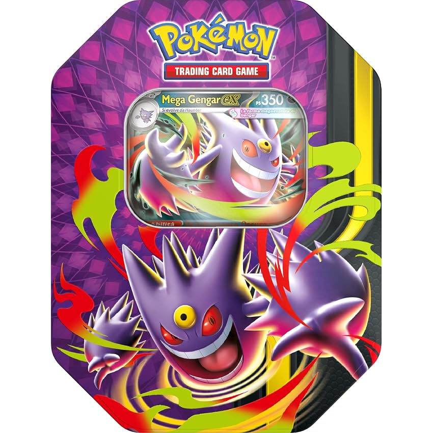 Pokémon: scatola da collezione Mega Chiarodiluna - Mega Gengar