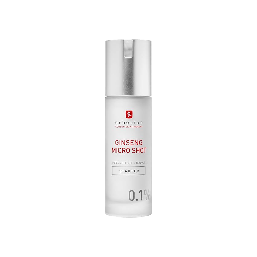 Erborian - Ginseng Micro Shot - Starter 0.1% - Siero Viso Retexturizzante ispirato al Micro
