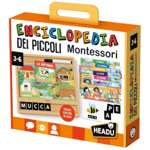 Headu Enciclopedia Dei Piccoli Montessori Scrivere Leggere E Conoscere Le Parole It57250