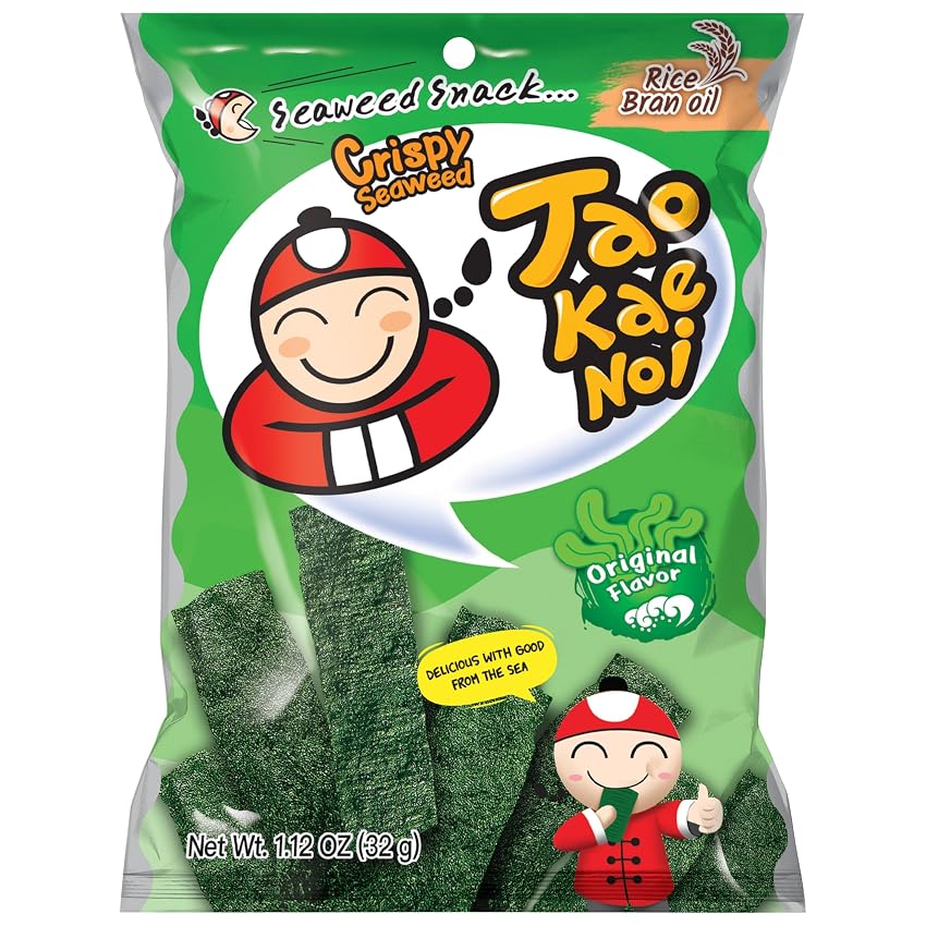 Tao Kae Noi Snack di Alghe Croccanti Originale 32g