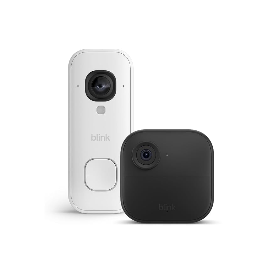 Blink Outdoor 4 con Blink Videocitofono 2K+ cablato (ultimo modello)