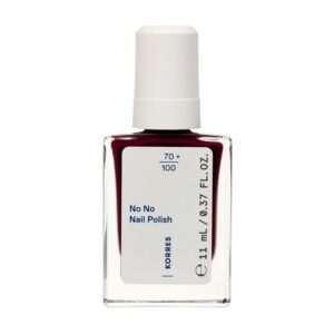 KORRES No No Nail Polish 59 Burgundy Red – smalto vegano 10-free con effetto gel