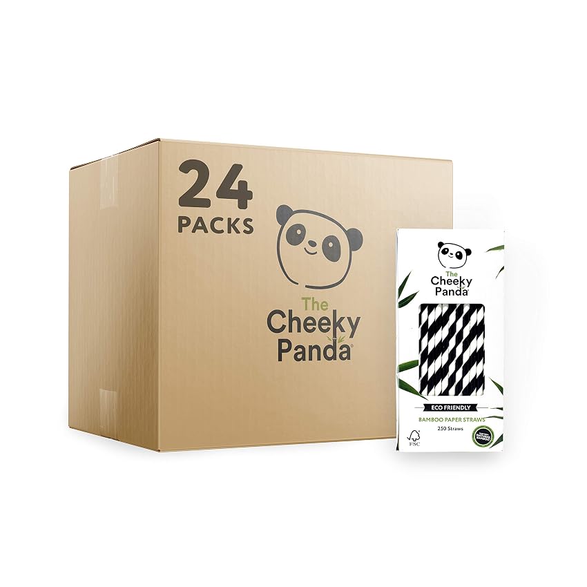 The Cheeky Panda – Cannucce di carta in bambù | Confezione da 24 confezioni (6000)