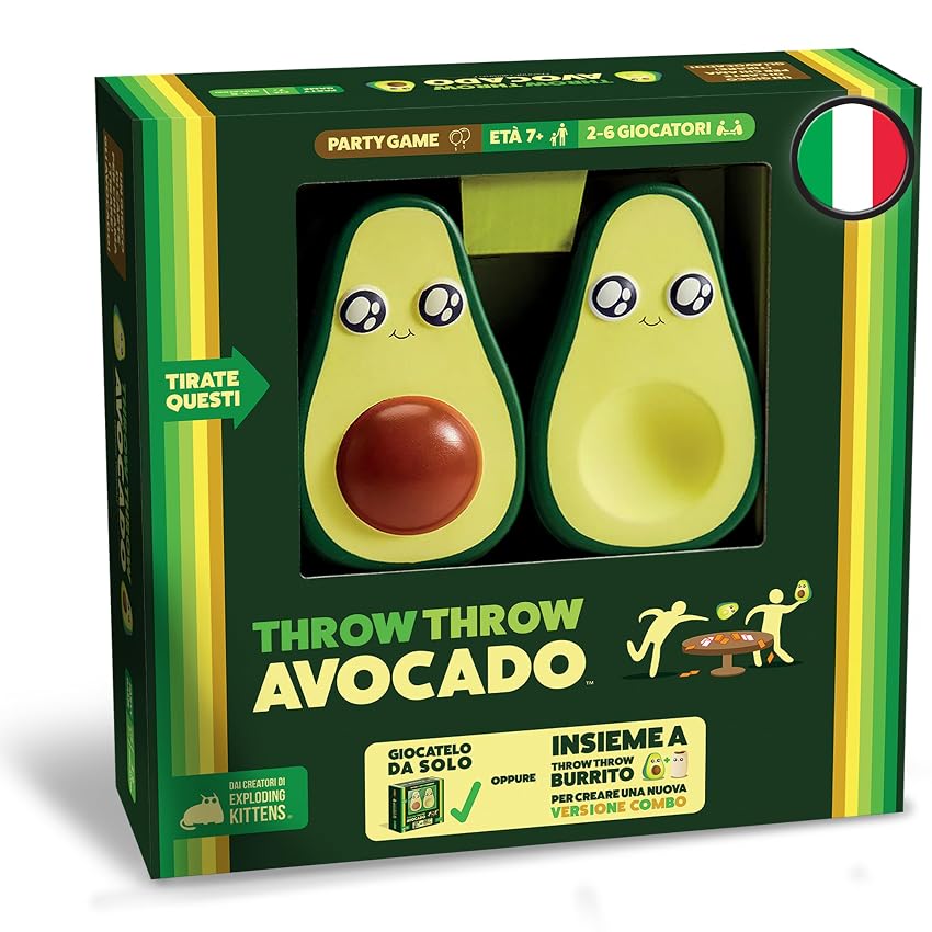 Asmodee – THROW THROW AVOCADO – Party Game Divertente
