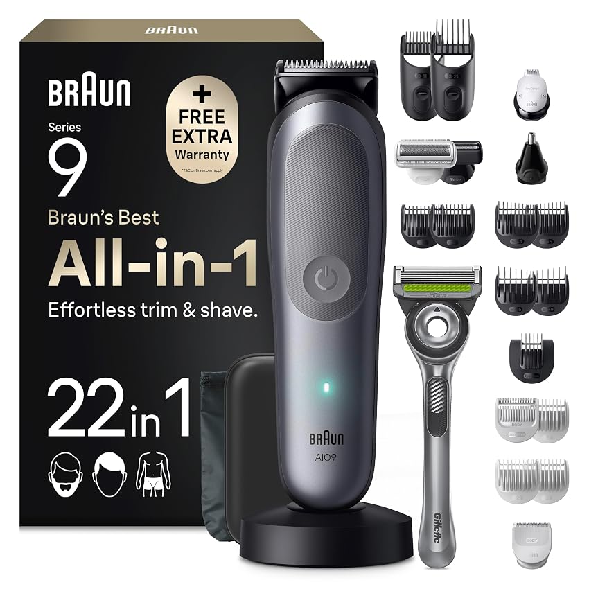 Braun Rasoio Elettrico Barba e Capelli Serie 9