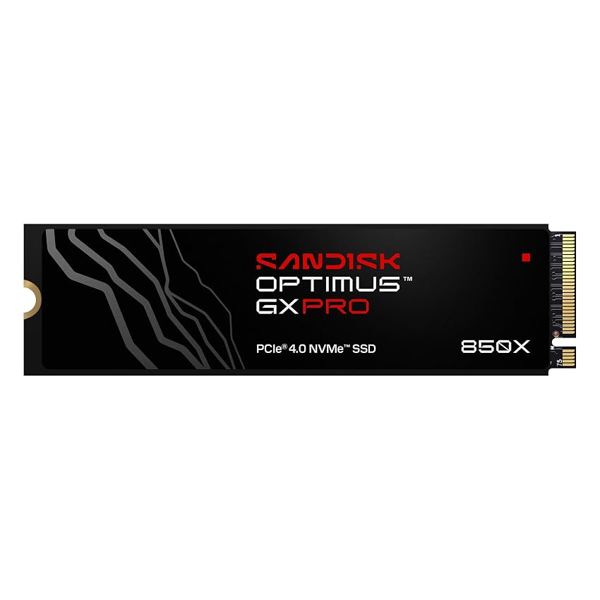 SANDISK Optimus GX PRO 850X NVMe SSD 2 TB (fino a 7.300/6.600 MB/s velocità di lettura)