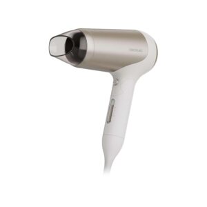 Cecotec IoniCare Power&Travel Champagne - Asciugacapelli pieghevole 2400 W