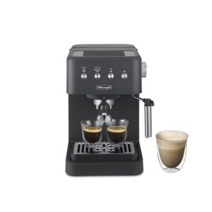 De'Longhi Classic - Macchina da Caff&egrave; Espresso Montalatte Manuale Grigio