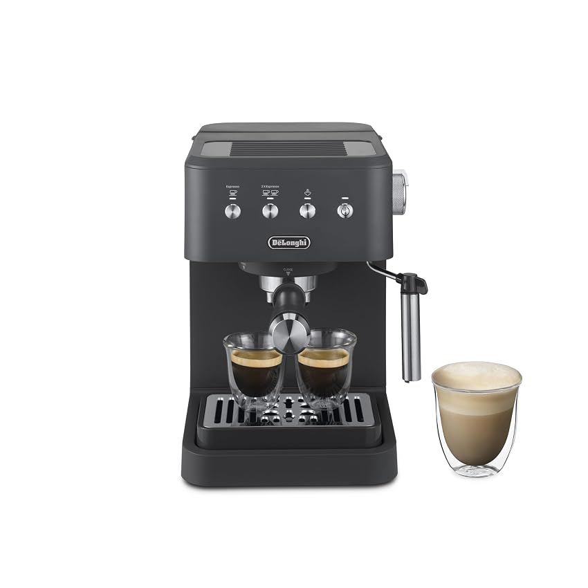 De'Longhi Classic - Macchina da Caffè Espresso Montalatte Manuale Grigio