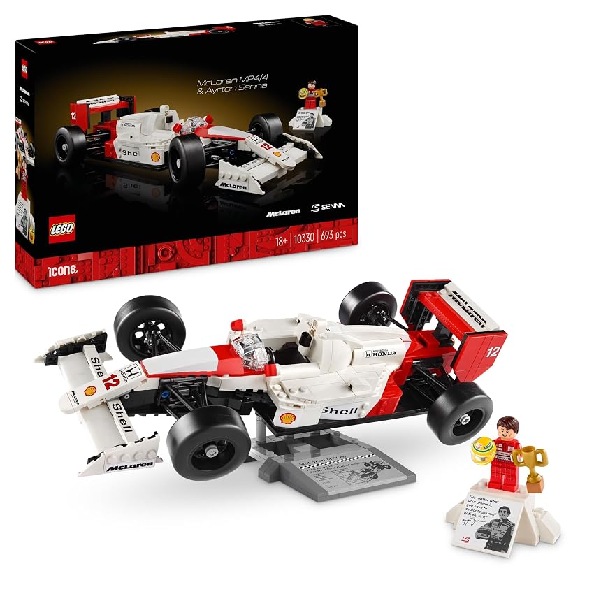 LEGO Icons McLaren MP4/4 e Ayrton Senna 10330
