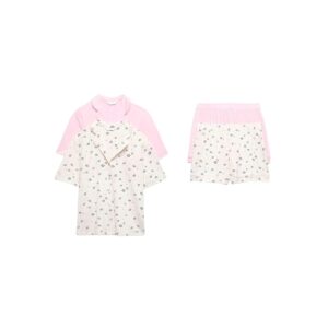 Marks & Spencer Confezione da 2 Completi Shortie con Collo Rever da Donna Rosa