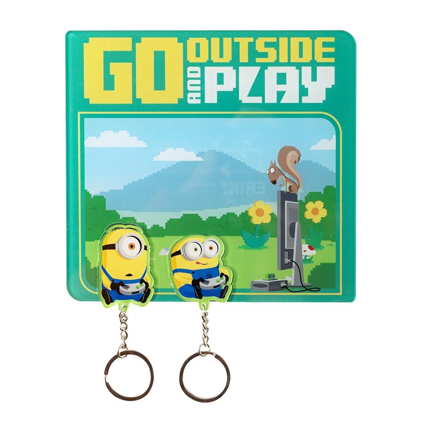 Grupo Erik Minions Portachiavi da Parete | 2 Appendichiavi Coppia