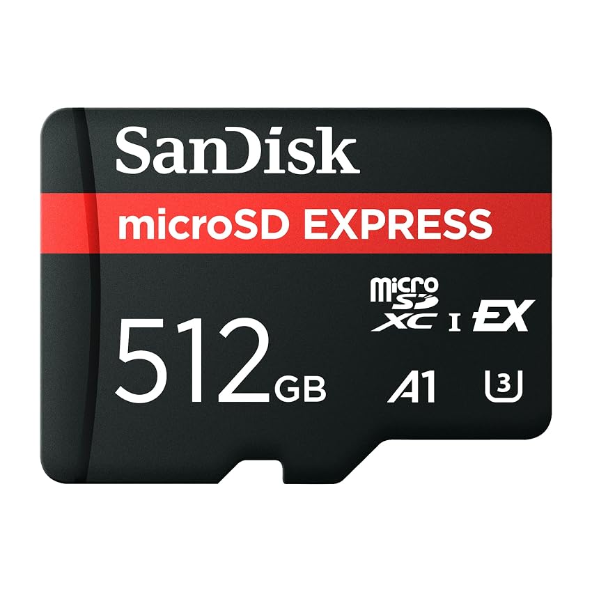 SanDisk Scheda microSD Express da 512 GB (Velocità di Lettura Fino a 880 MB/s)