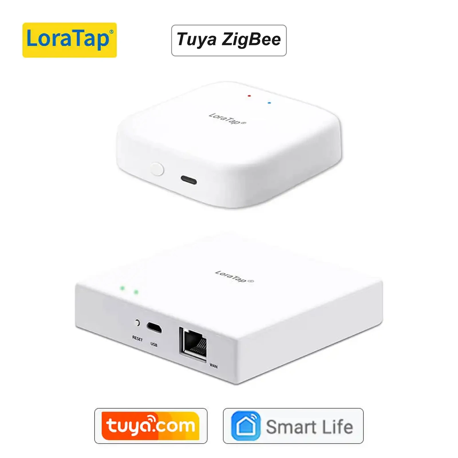 LoraTap Tuya WiFi multimodale ZigBee 3.0 Bluetooth Mesh Gateway Hub Bridge Telecomando