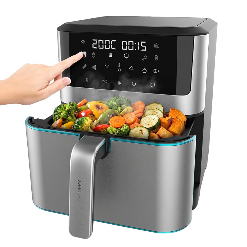 Cecotec Friggitrice ad Aria senza Olio da 8 L Cecofry Supreme 8000 Hot. 1800 W