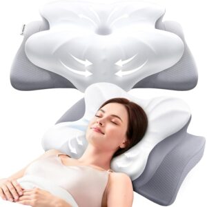 MOONYIN Cuscino Ergonomico per Cervicale &ndash; Memory Foam Alta Qualit&agrave;