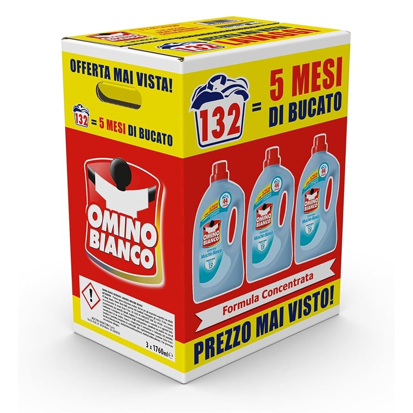 Omino Bianco Detersivo Lavatrice
