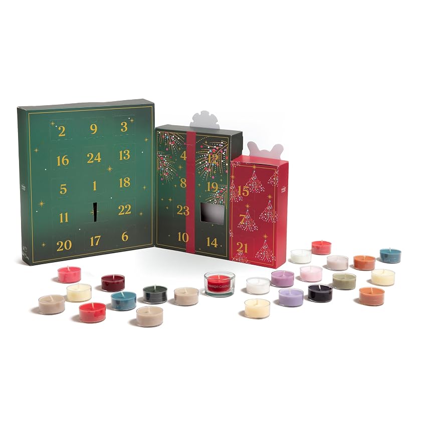Yankee Candle Set regalo di candele profumate Natale | Calendario dell'Avvento 24
