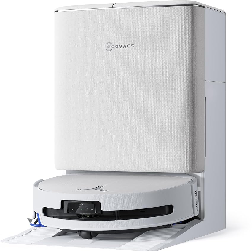 ECOVACS T90 OMNI Robot Aspirapolvere Lavapavimenti OZMO ROLLER 30000 Pa