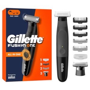 Gillette Fusion One Rasoio Elettrico Uomo Barba e Corpo