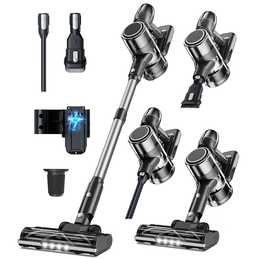 Aspirapolvere Senza Fili Scopa Elettrica - Potente Filo Batteria Cordless Vacuum Cleaner