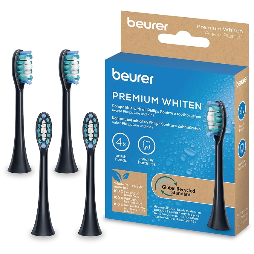 Beurer SC Premium Whiten Testine di Ricambio per Spazzolino Elettrico
