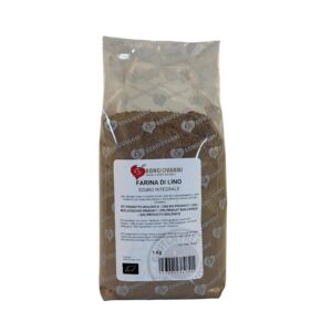 BONGIOVANNI FARINE E BONTA' NATURALI Farina di Lino Scuro BIO 1Kg