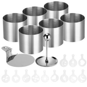 VINATO Set 26 Pezzi Mini Anelli per Torte Ø6 cm Acciaio