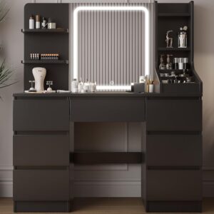TRIUMPHKEY Toeletta da Trucco con Luci LED