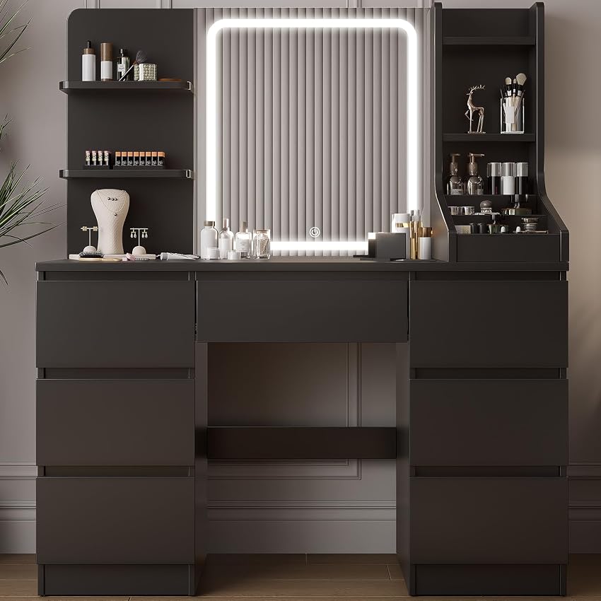 TRIUMPHKEY Toeletta da Trucco con Luci LED