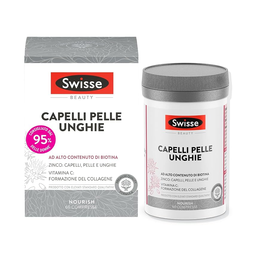 SWISSE Capelli Pelle Unghie - Integratori per Capelli