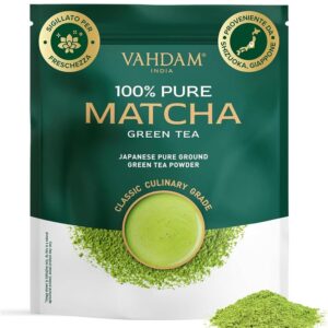 VAHDAM Matcha in Polvere 100 g | Te Matcha di Grado Culinario